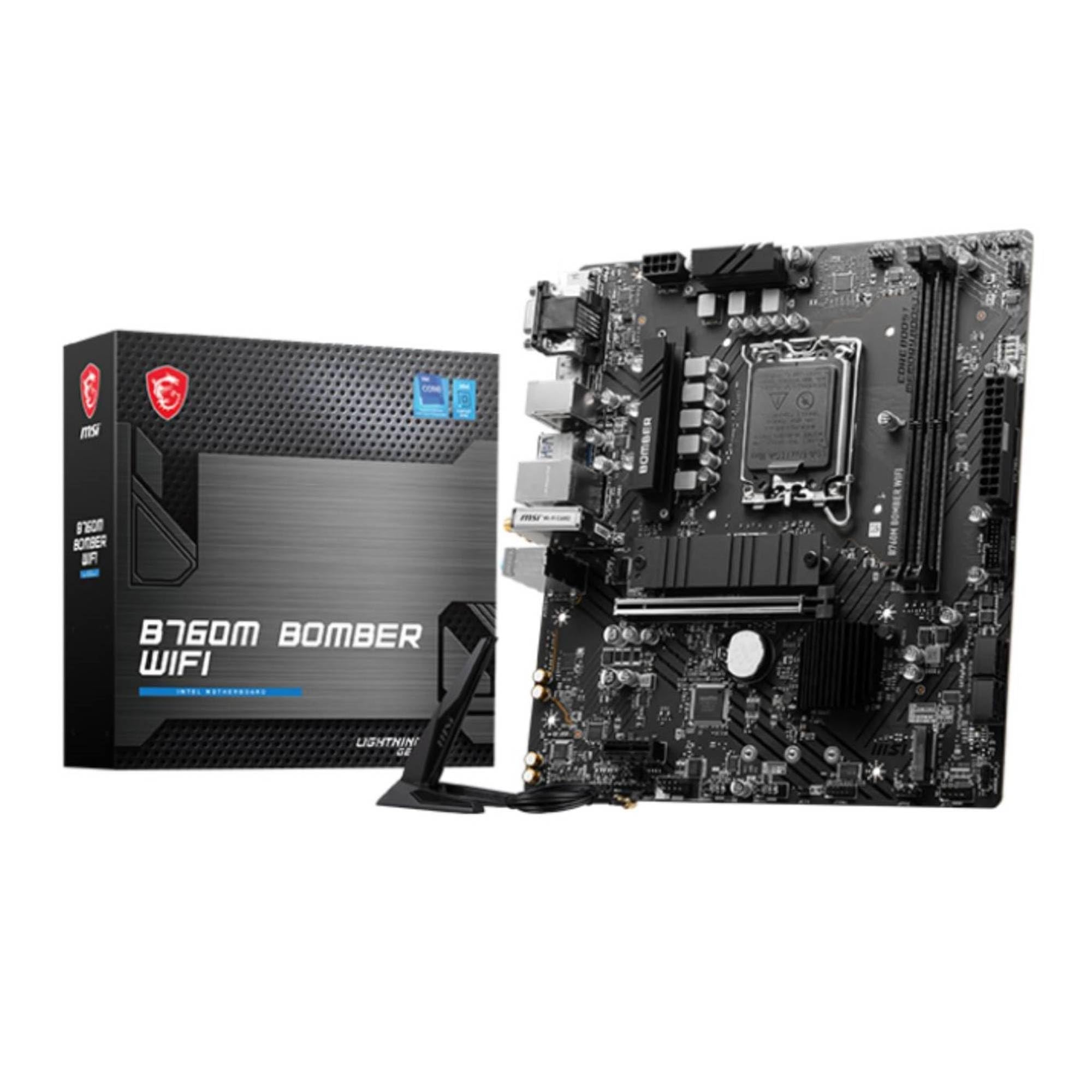 MSI B760M BOMBER WIFI MOTHER BOARD
