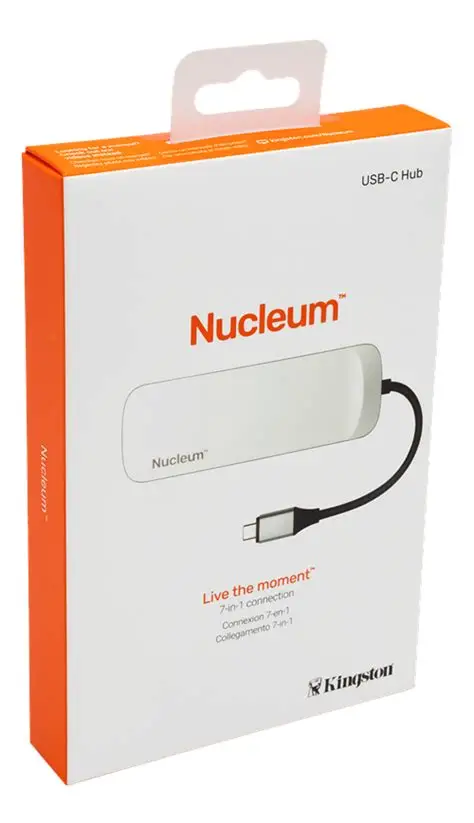 KINGSTON NUCLEUM 7 IN 1 TYPE-C HUB