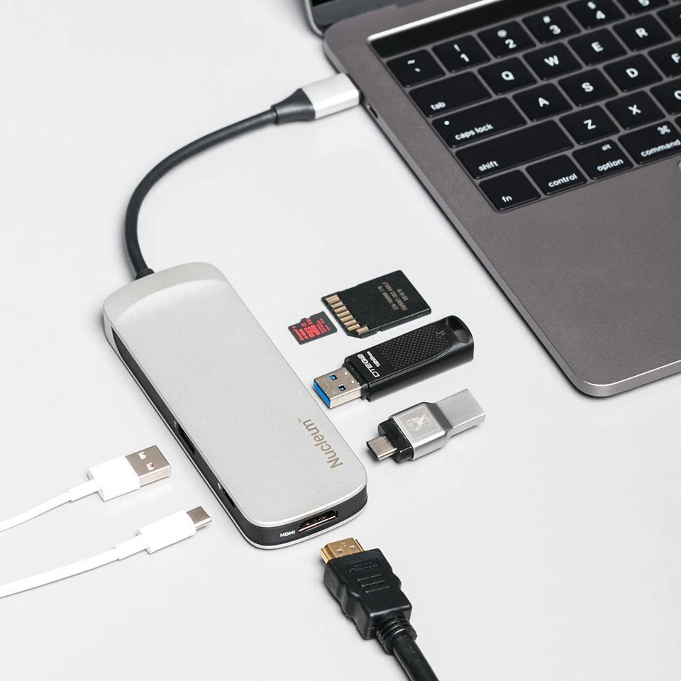KINGSTON NUCLEUM 7 IN 1 TYPE-C HUB